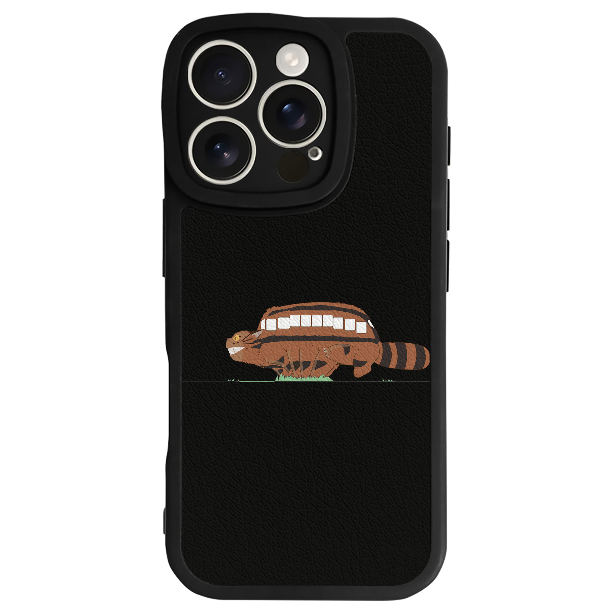 （画像用） となりのトトロ 草壁メイ 草壁サツキ My Neighbor Totoro Satsuki Kusakabe Mei Kusakabe 【iPhone 16シリーズ対応】シリコンスマホケース（レザー調） 材質：シリコン